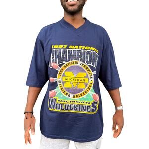 NWT 1997 university of michigan national champions tee xl